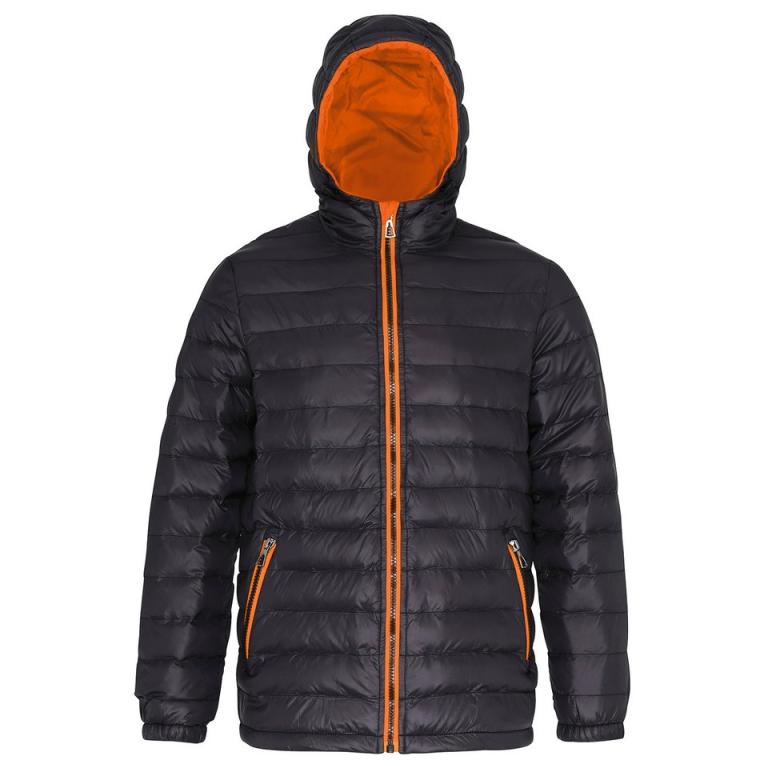 Padded jacket Black/Orange