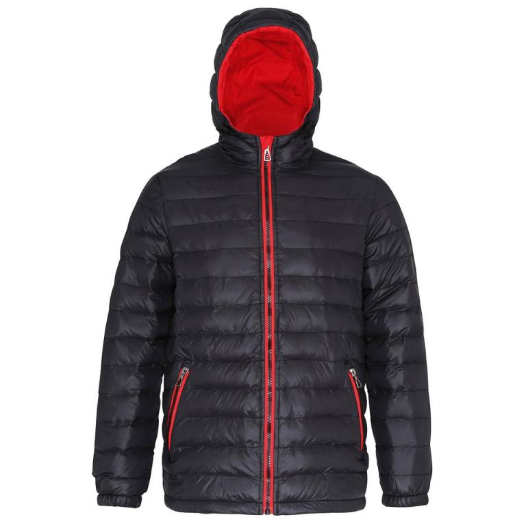 Padded jacket Black/Red