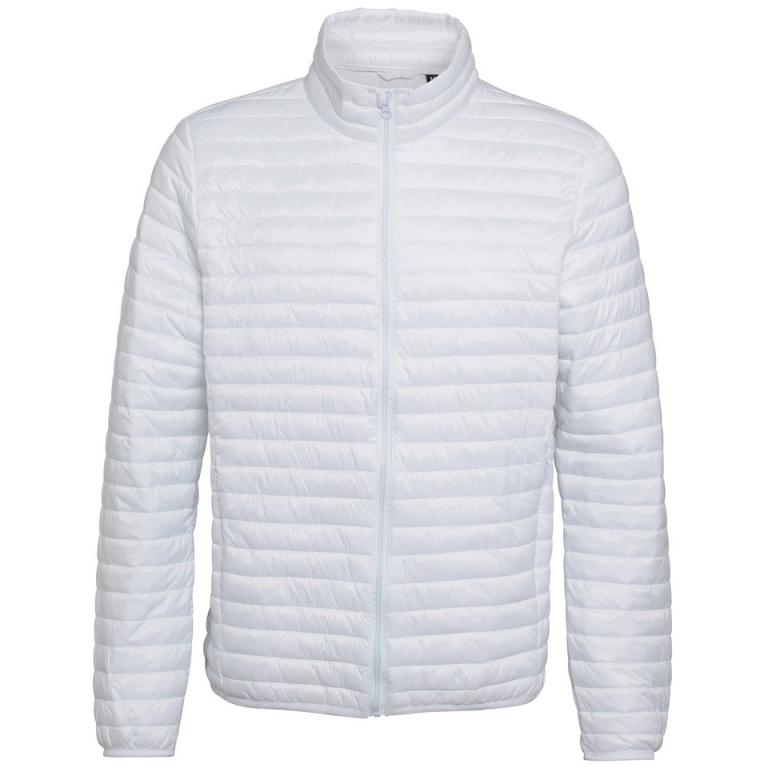 Tribe fineline padded jacket White