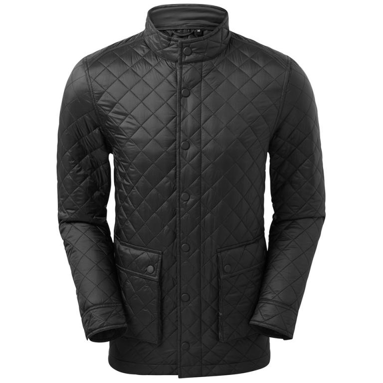 Quartic quilt jacket Black