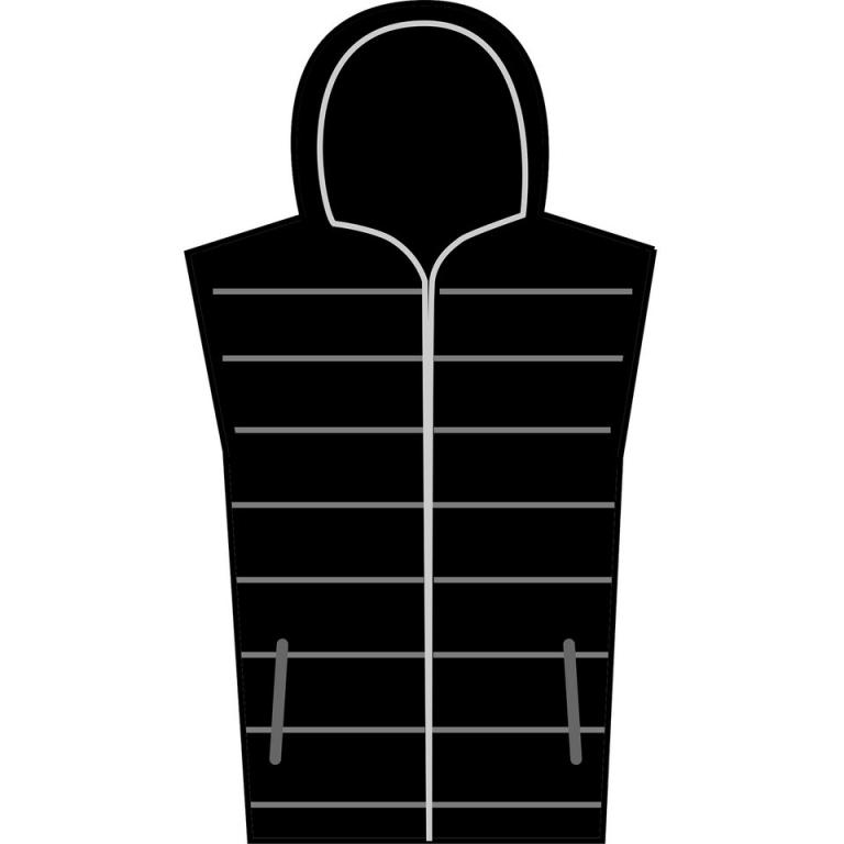 Latitude hooded bodywarmer Black