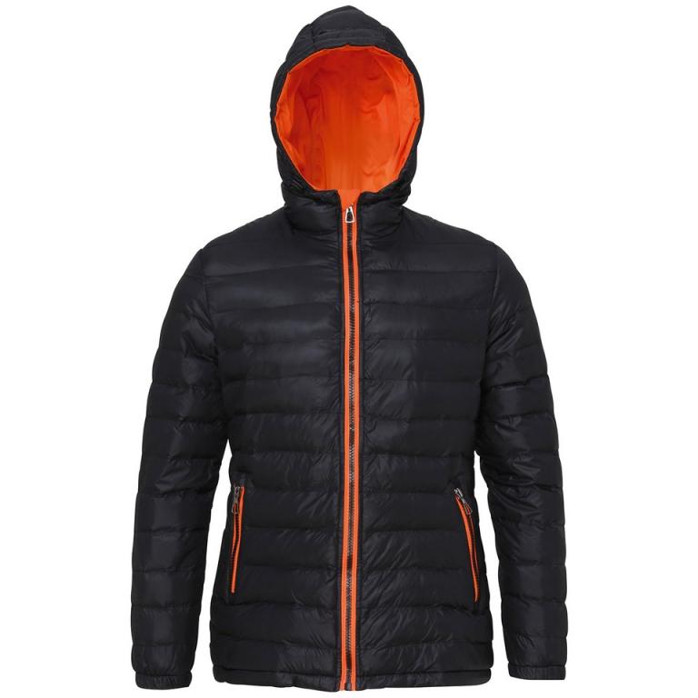Women's padded jacket Black/Orange