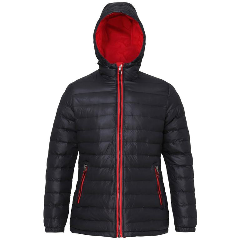Women's padded jacket Black/Red