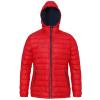 Women's padded jacket Red/Navy