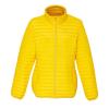 Women's tribe fineline padded jacket Bright Yellow