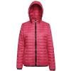 Women's honeycomb hooded jacket Red