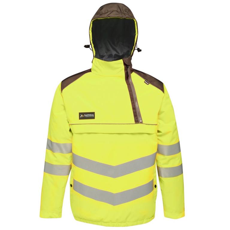 Tactical hi-vis bomber jacket Yellow/Grey