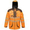 Tactical hi-vis jacket Orange/Grey