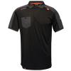 Offensive wicking polo Black
