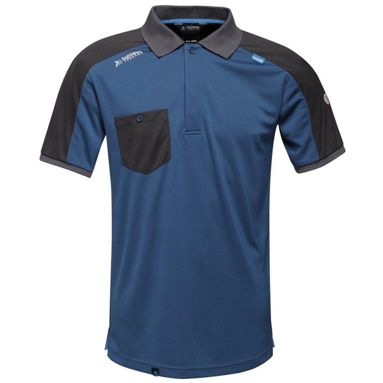 Offensive wicking polo Blue Wing