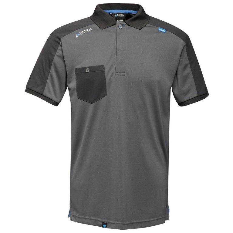 Offensive wicking polo Seal Grey