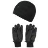 TT waterproof hat and glove set Black