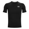 HeatGear® Armour short sleeve compression shirt Black/Black