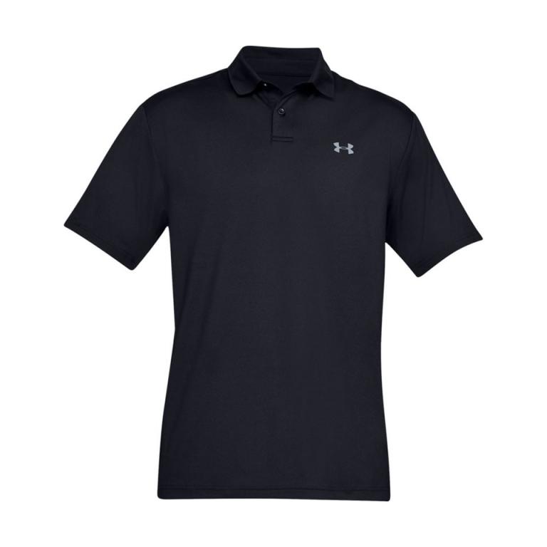 Performance polo textured Black/Pitch Grey