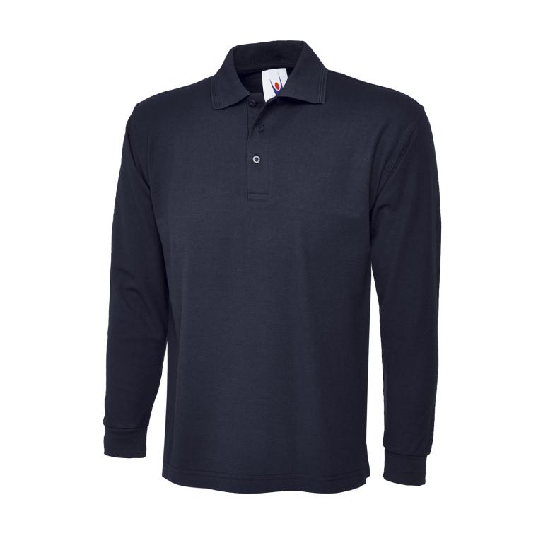 Longsleeve Poloshirt Navy