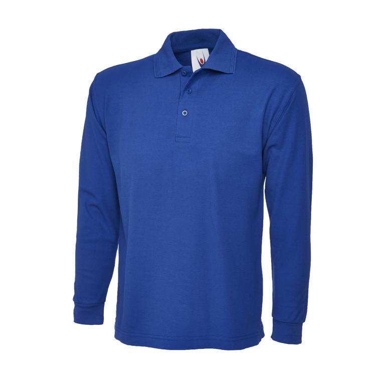 Longsleeve Poloshirt Royal