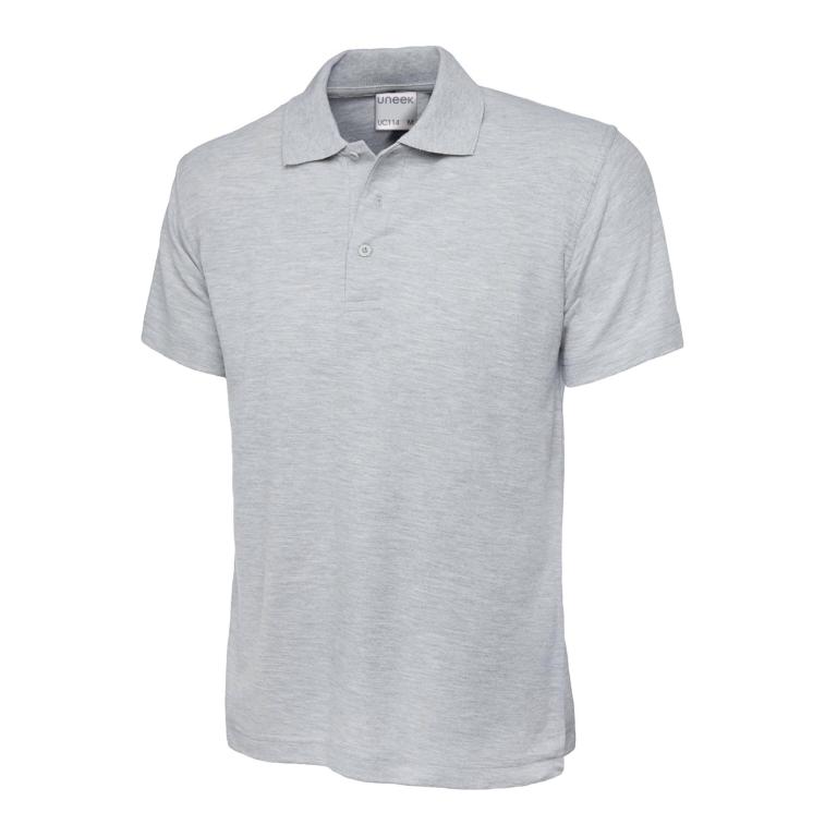 Men's Ultra Cotton Poloshirt Heather Grey