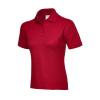Ladies Ultra Cotton Poloshirt Red