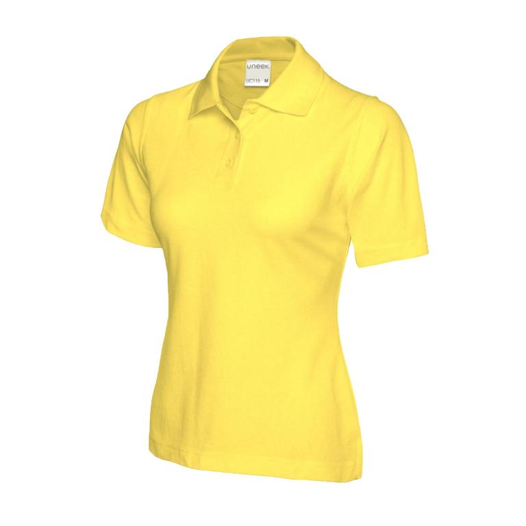 Ladies Ultra Cotton Poloshirt Yellow