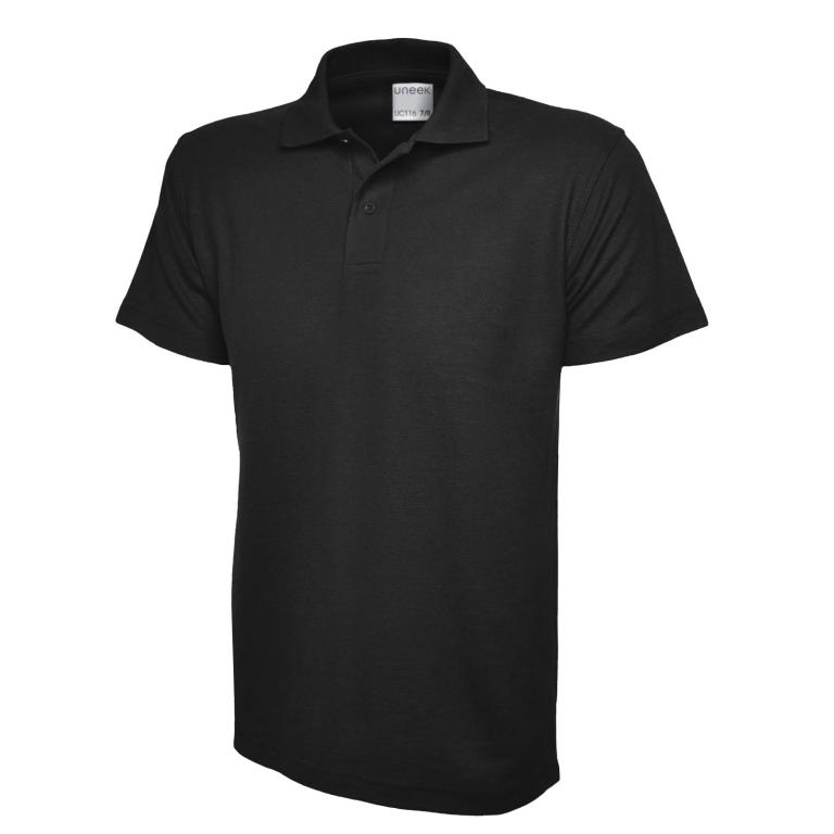 Children's Ultra Cotton Poloshirt Black