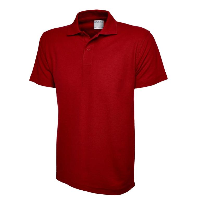 Children's Ultra Cotton Poloshirt Red