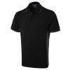 Two Tone Polo Shirt Black/Charcoal