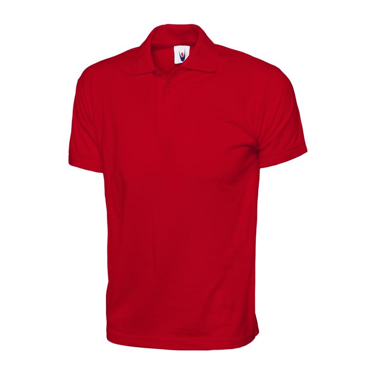 Jersey Poloshirt Red