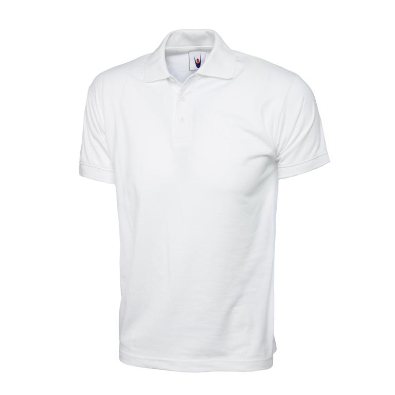 Jersey Poloshirt White