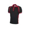 Sports Poloshirt Black/Red