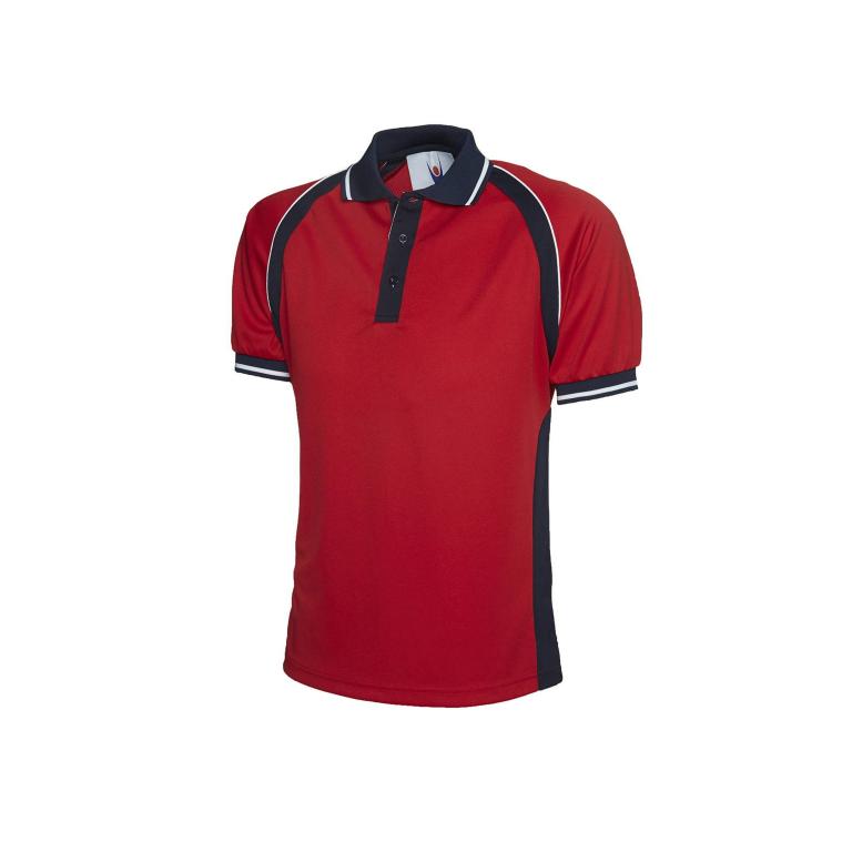 Sports Poloshirt Red/Navy