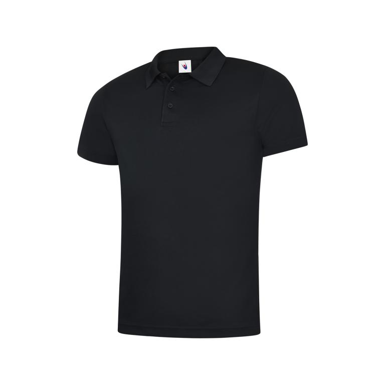 Mens Super Cool Workwear Poloshirt Black