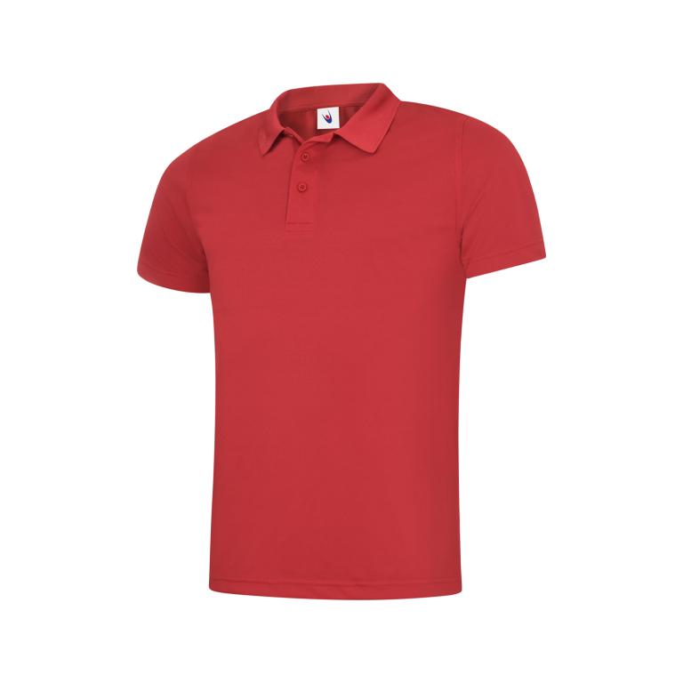 Mens Super Cool Workwear Poloshirt Red