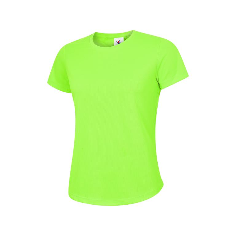 Ladies Ultra Cool T Shirt Electric Green