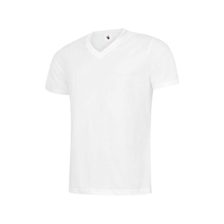 Classic V Neck T-shirt White