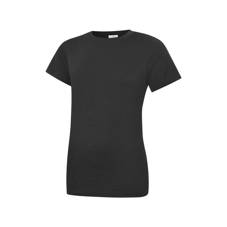 Ladies Classic Crew Neck T-Shirt Black