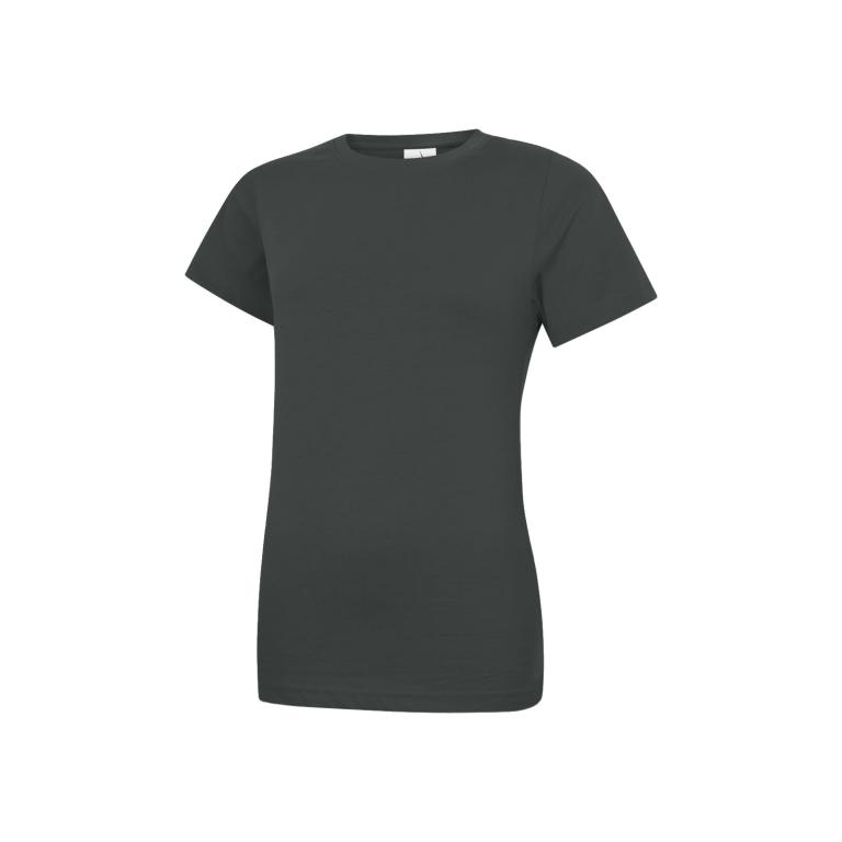 Ladies Classic Crew Neck T-Shirt Charcoal