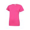 Ladies Classic Crew Neck T-Shirt Hot Pink