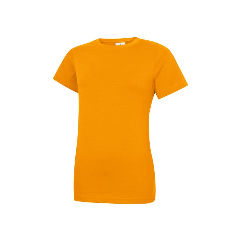 Ladies Classic Crew Neck T-Shirt Orange