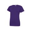 Ladies Classic Crew Neck T-Shirt Purple