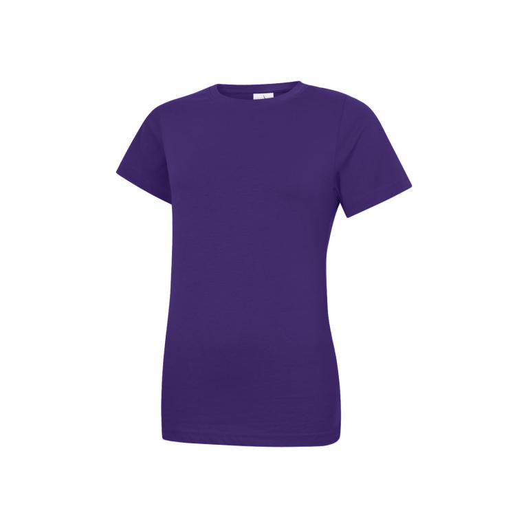 Ladies Classic Crew Neck T-Shirt Purple