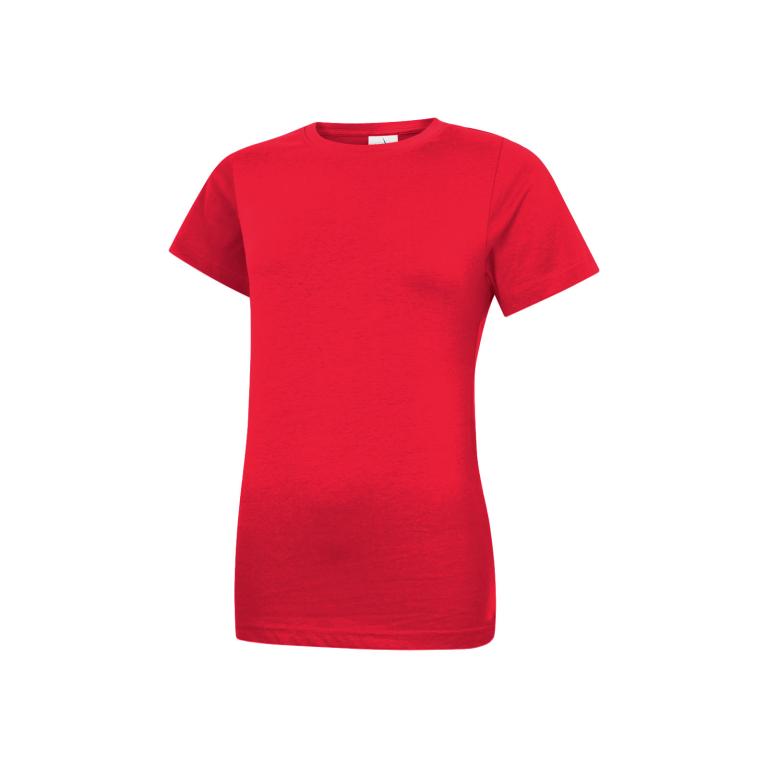 Ladies Classic Crew Neck T-Shirt Red