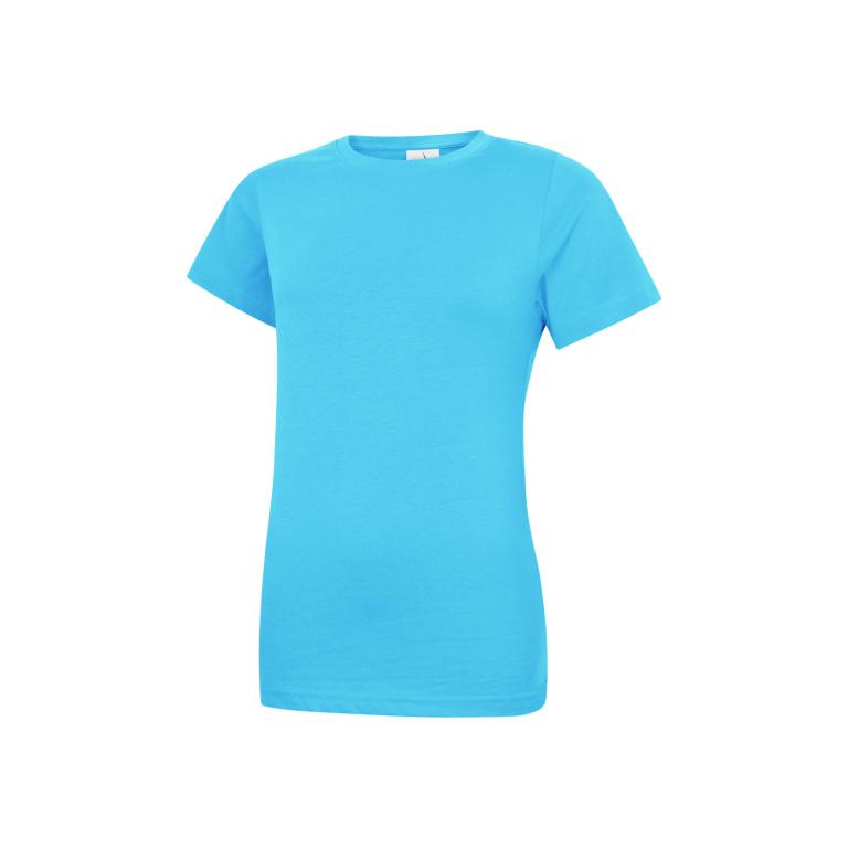 Ladies Classic Crew Neck T-Shirt Sky