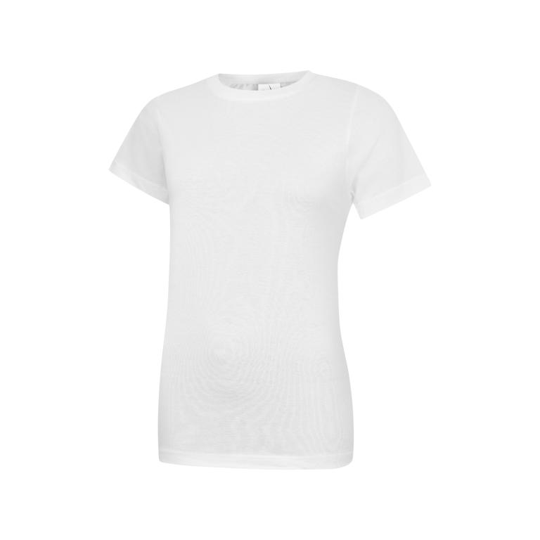 Ladies Classic Crew Neck T-Shirt White