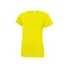 Ladies Classic Crew Neck T-Shirt Yellow