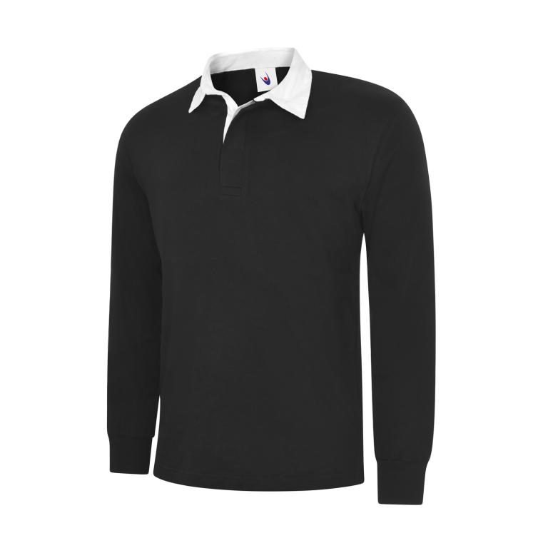 Classic Rugby Shirt Black