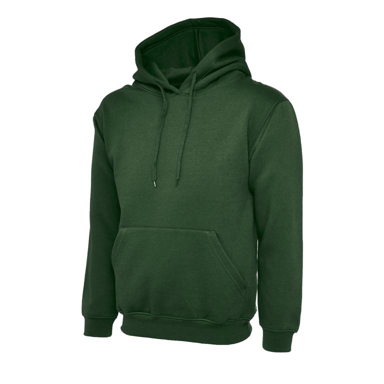 Classic Hooded Sweatshirt  Bottle Green