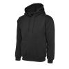 Classic Hooded Sweatshirt  Black