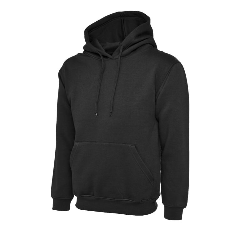 Classic Hooded Sweatshirt  Black