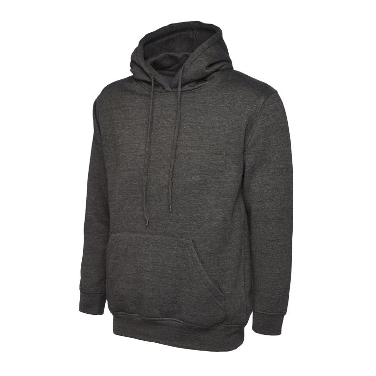 Classic Hooded Sweatshirt  Charcoal