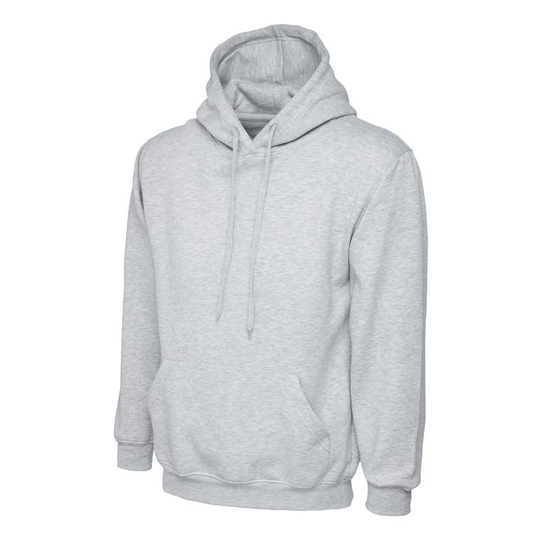 Classic Hooded Sweatshirt  Heather Grey